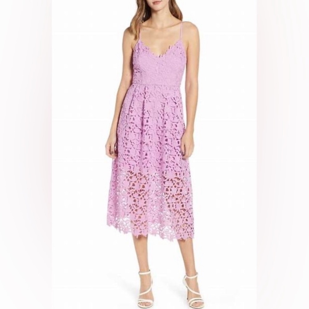 ASTR the Label Lace Midi Dress